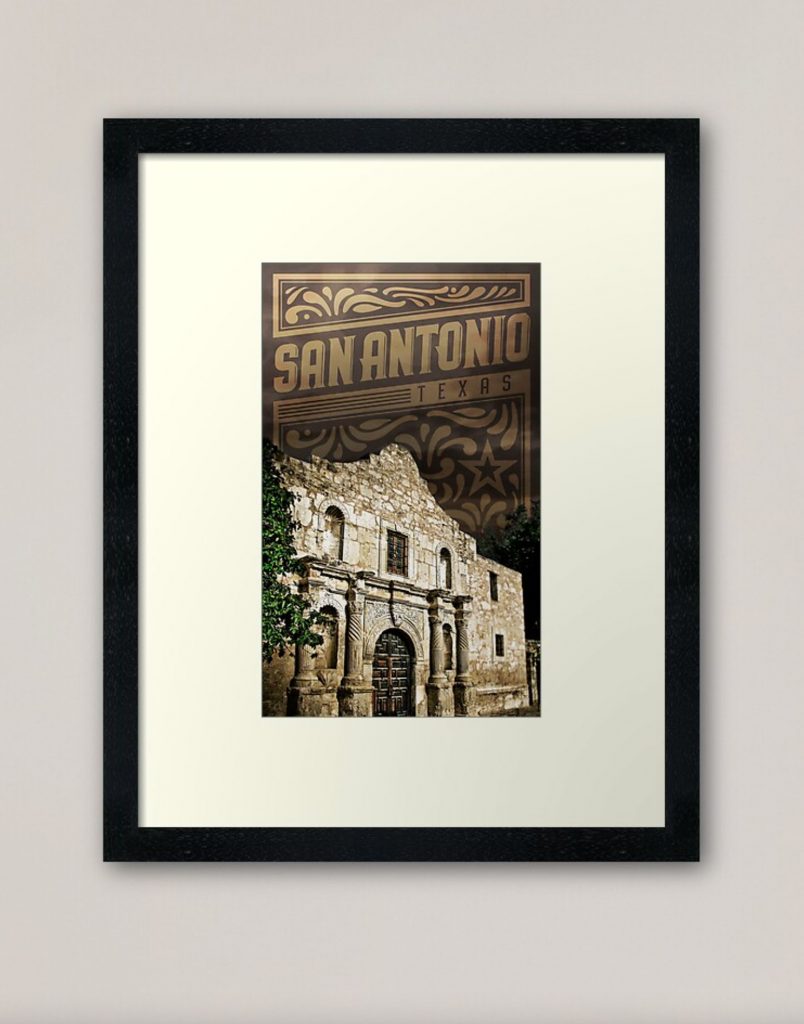 San Antonio. Texas Alamo